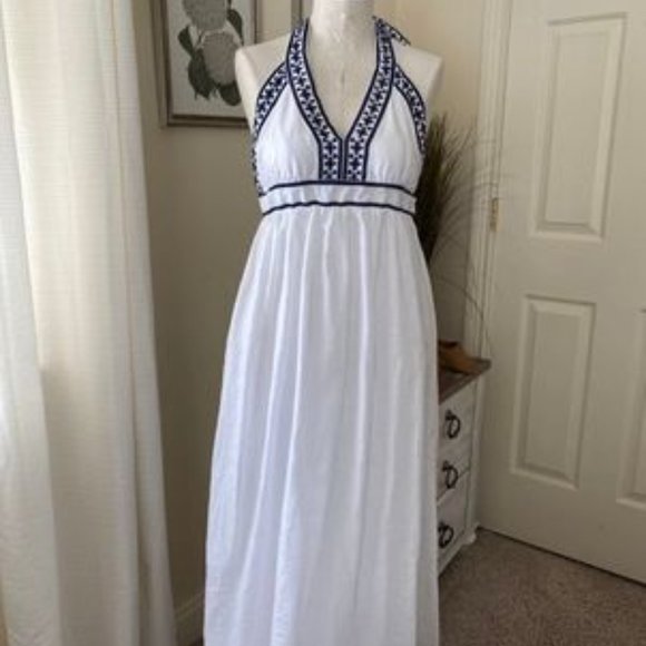 J. CREW - White Halter Neck Dress - Picture 3 of 3